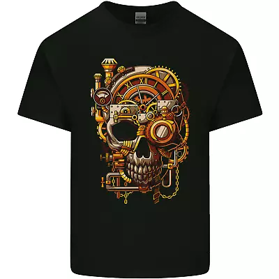 Buy Steampunk Skull Mens Cotton T-Shirt Tee Top • 8.75£