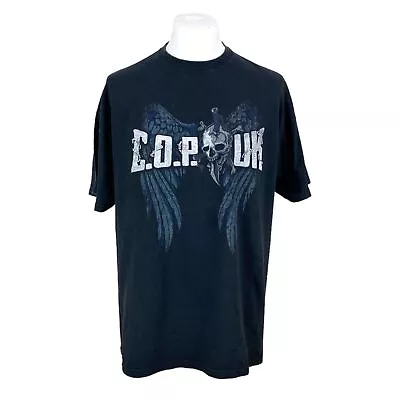 Buy C.O.P T Shirt XXL Tour T Shirt Oversized Band T Shirt Graphic Tee Black • 30£