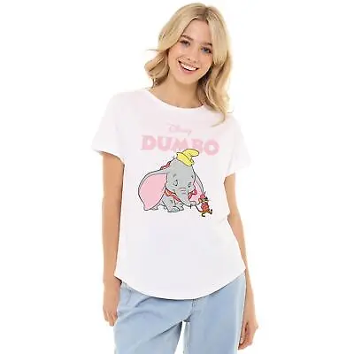 Buy Disney Womens Fashion T-Shirt Dumbo & Timothy Top Tee S-XL Official • 13.99£