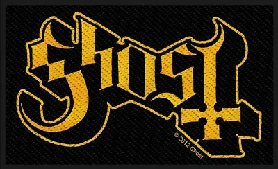 Buy Ghost - Logo  (new) Sew On Patch Official Band Merch • 4.75£