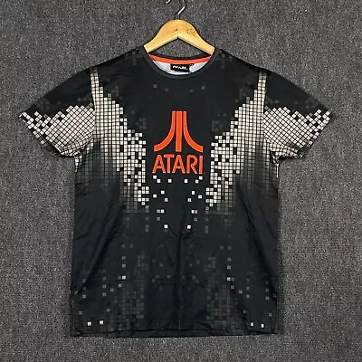 Buy Atari ESports Mens Medium Short Sleeve T-Shirt Black 2017 Retro Spell Out • 22.75£