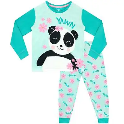 Buy Panda Pyjama Set Kids Girls 5 6 7 8 9 10 11 12 13 Years PJs Nightwear Sleepwear • 12.99£