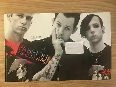 Buy Good Charlotte For H&M T Shirt Fashions 2008 Promotional 2 Pg. Print Ad • 13.21£