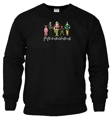 Buy Christmas Friends Sweatshirt Santa Claus Joke Elf Buddy Xmas Gift Men Jumper Top • 13.99£