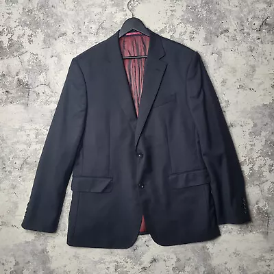 Buy Charles Tyrwhitt Blazer Mens Twill Suit Jacket 44L Slim Fit Charcoal Black Wool • 44.95£