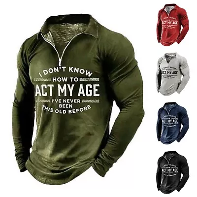 Buy Stylish Zip Up Hooded Sweatshirt For Men With Casual And Loose Fit Design • 14.23£