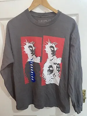 Buy Yungblud Mens Medium Grey Long Sleeved T-shirt (Ex Cond) • 23.99£