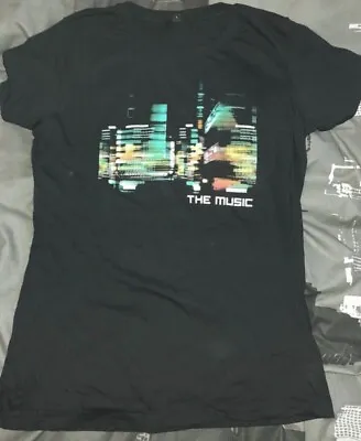 Buy The Music T Shirt Rare Indie Rock Band Tour Merch Tee Ladies Size XS Black • 16.50£