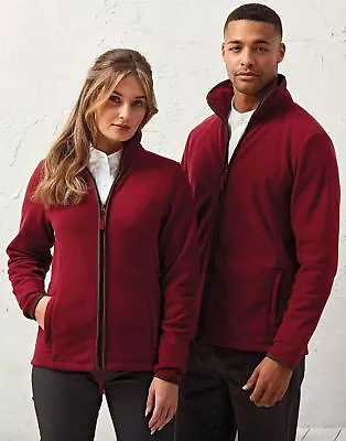 Buy Mens Womens Zip Up Fleece Jacket Plain Zipped Jumper Warm Outerwear Top XS - 3XL • 19.95£