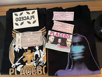 Buy 2 X Placebo 2006 Meds Tour ~ Concert T Shirts ~ Size M ~ Plus Transfer & Tickets • 64.99£