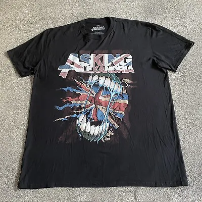 Buy Asking Alexandria T Shirt Mens 2XL XXL Licensed 2013 Metalcore Music Heavy Metal • 26£