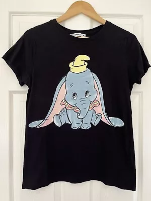 Buy Vintage F B Sister Disney  Dumbo T Shirt Medium M Black Graphic Logo • 10£