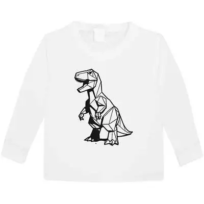 Buy 'Geometric Trex' Children's / Kid's Long Sleeve Cotton T-Shirts (KL044837) • 9.99£
