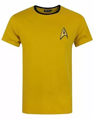 Buy Star Trek Yellow Short Sleeved T-Shirt (Medium) • 13.99£