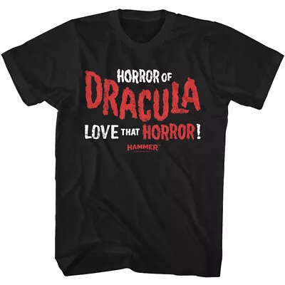 Buy Hammer Horror Dracula Movie Love That Horror Men's T Shirt • 46.19£