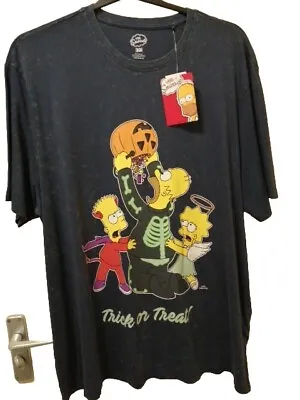 Buy The Simpsons 20th TV Mens T-Shirts Size 2XL Chest 47-49in Trick Or Treat  New!! • 15£