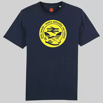 Buy Every Saturday We Follow Navy Organic Cotton T-shirt For Fans Leeds United Gift • 22.99£
