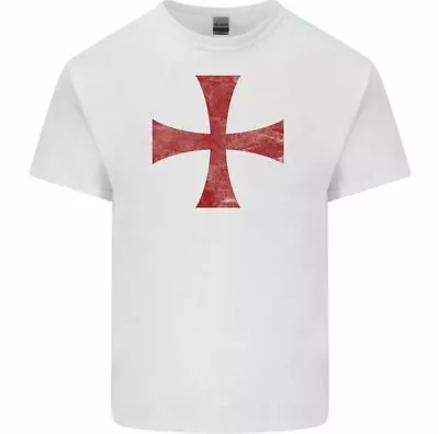 Buy Knights Templar Cross T-Shirt St George's Day  Mens Fancy Dress Outfit  • 9.50£