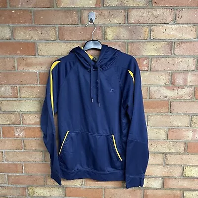 Buy Mens Starter Blue & Yellow Hoodie Pullover Size Small • 8.95£