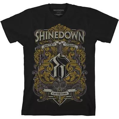 Buy Shinedown Ornamental Scissors Black T-Shirt NEW OFFICIAL • 15.19£