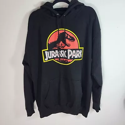 Buy Jurassic World The Exhibition Men's Pullover Black Hoodie Size XL • 24.99£