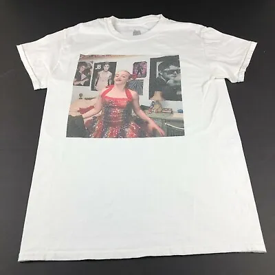 Buy Billie Eilish Merch Shirt Women's Small White Photo Bad Guy Remix Justin Bieber • 17£