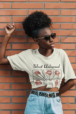 Buy Velvet Underground Women's Slim Fit T-Shirt 👄 Licensed & Fast Ship • 20.86£