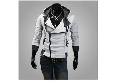 Buy Stylish Creed Hoodie Men's Cosplay Assassins Cool Slim Jacket Costume • 30.40£