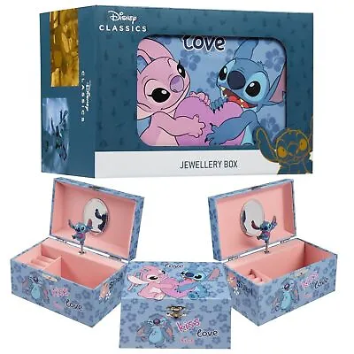 Buy Disney Musical Jewellery Box For Girls, Stitch Gifts For Girls • 22.49£