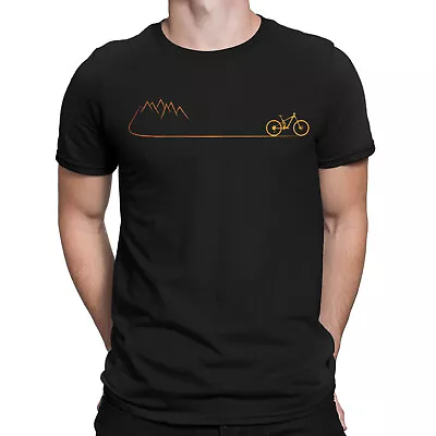 Buy Mountain Bike Mtb Gift Cycling Cyclist Biker Biking Novelty Mens T-Shirts Top #D • 9.99£