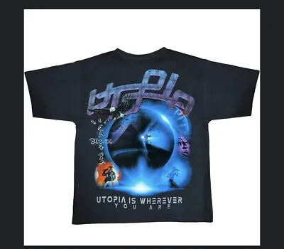Buy Travis Scott Marino Morwood Utopia Men’s Short Sleeve T Shirt Merchandise • 220£