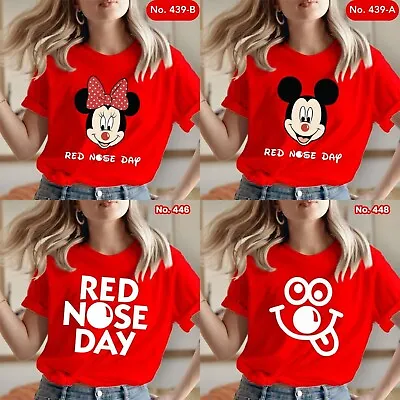 Buy T-Shirt Red Nose Day 2024 (10% Proceed Goes To Comic Relief) Kids Gift T Shirt • 7.99£
