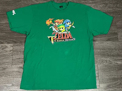 Buy Nintendo The Legend Of Zelda Triforce Heroes  3DS PAX 2015 Promo Shirt Size XL • 179.54£