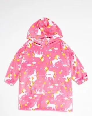 Buy Unicorn Girls Snuggle Hoodie Age 7/10 Years BNWT • 18.99£