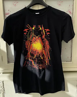 Buy DC Wonder Woman T-Shirt Gildan Black Short Sleeve Graphic Print - Size Medium • 6.99£