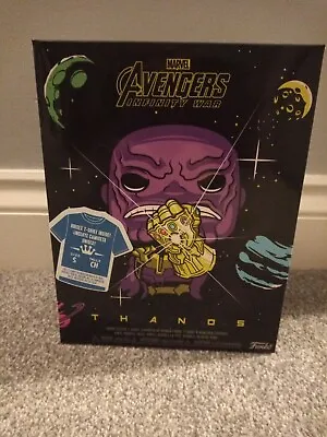 Buy Funko Pop Marvel Infinity War Thanos The Mad Titan. Includes Size Small T-shirt. • 11.99£