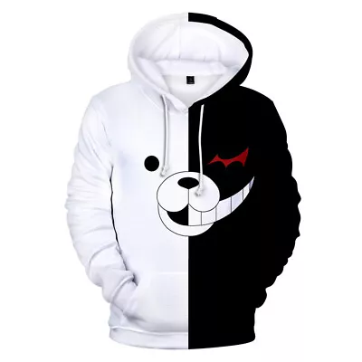 Buy Anime Danganronpa Monokuma Hoodie Cosplay Unisex Sweatshirt Pullover CLothing • 25.56£