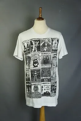 Buy Skinny Girl Diet American Apparel - M - Unisex Graphic White T-Shirt Band Punk • 9.99£