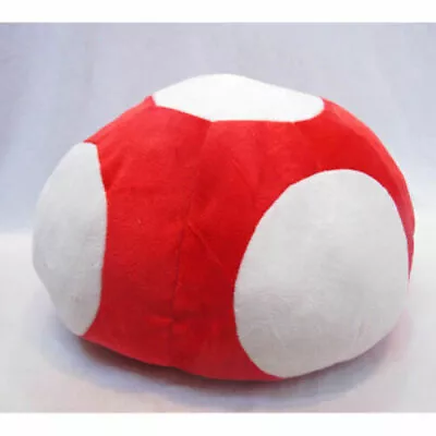 Buy Anime Super Mario Bros. Red Mushroom Plush Hat Gaming Cosplay Costume Caps Props • 16.79£