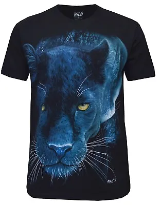 Buy New Black Panther Biker 100% Cotton Black T- Shirt, Front & Back Print M - 3XL • 11.99£