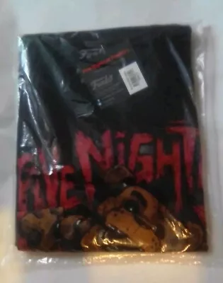 Buy FNAF Five Nights At Freddy's Funko Pop Tee T-shirt 2X XXL Freddy Design New Pop! • 7.99£