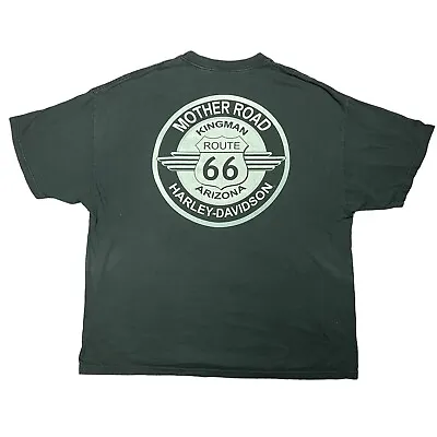 Buy Vintage Harley Davidson Graphic Route 66 Arizona T-shirt Size 3XL • 22.99£
