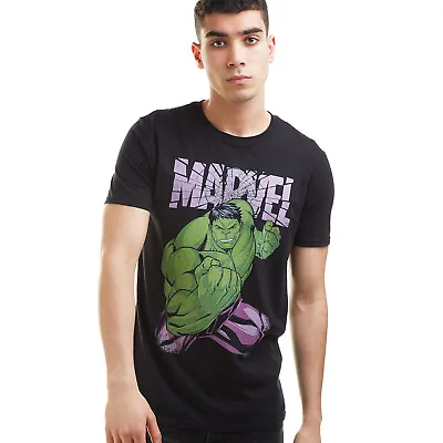 Buy Marvel The Incredible Hulk Uppercut Mens T-shirt Black S - XXL • 10.49£