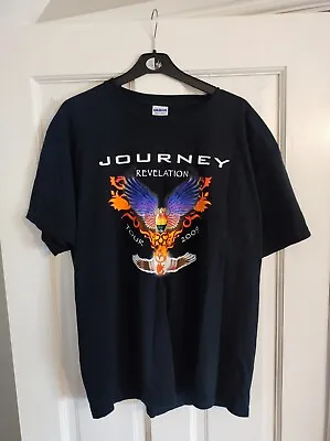 Buy JOURNEY Revelation Tour 2009 Size L Black Graphic T-Shirt - Concert Tee • 18.99£