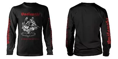 Buy Onslaught - Power From Hell (NEW MENS LONG SLEEVE SHIRT) • 27.34£
