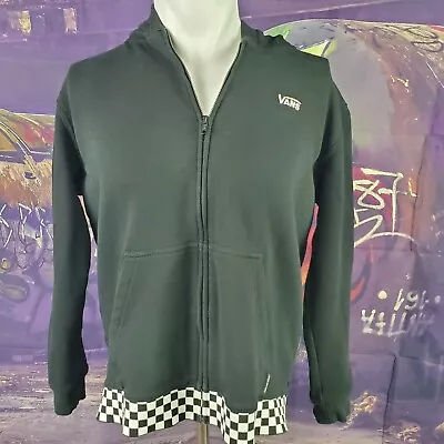 Buy Vans Checkerboard Zip Up Hoodie Shirt (Size Boys XLarge 18/20) BC • 15£