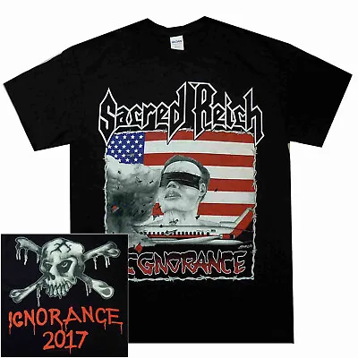 Buy Sacred Reich Ignorance T Shirt S M L XL Official T-Shirt Thrash Metal Tshirt • 25.28£