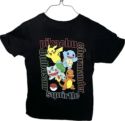 Buy Pokémon Kids Graphic T-shirt Pikachu, Charmander, Squirtle & Bulbasaur Youth L • 7.05£
