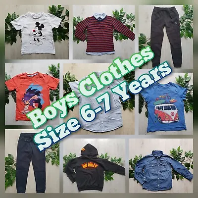 Buy Boys Clothes Build Make Your Own Bundle Job Lot Size 6-7 Years Jeans T-Shirt • 2.89£