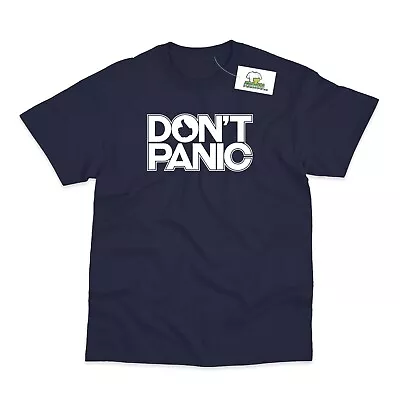 Buy Don't Panic Inspired By Hitchhiker's Guide To The Galaxy T-Shirt • 10.95£